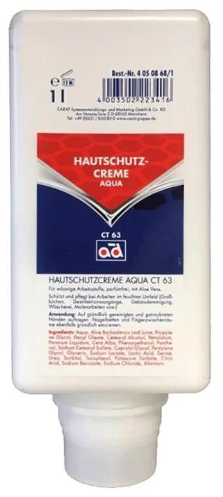 Ad hautschutzmittel aqua ct63 hand protection cream 1 l ct63