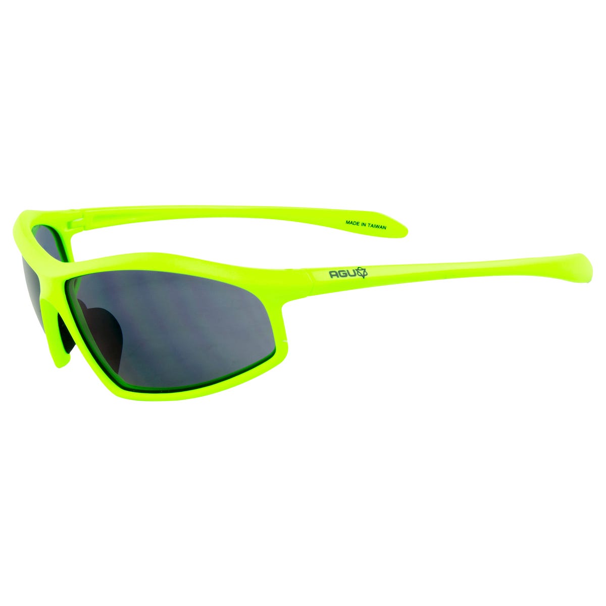Agu masuto fietsbril geel smoke lens