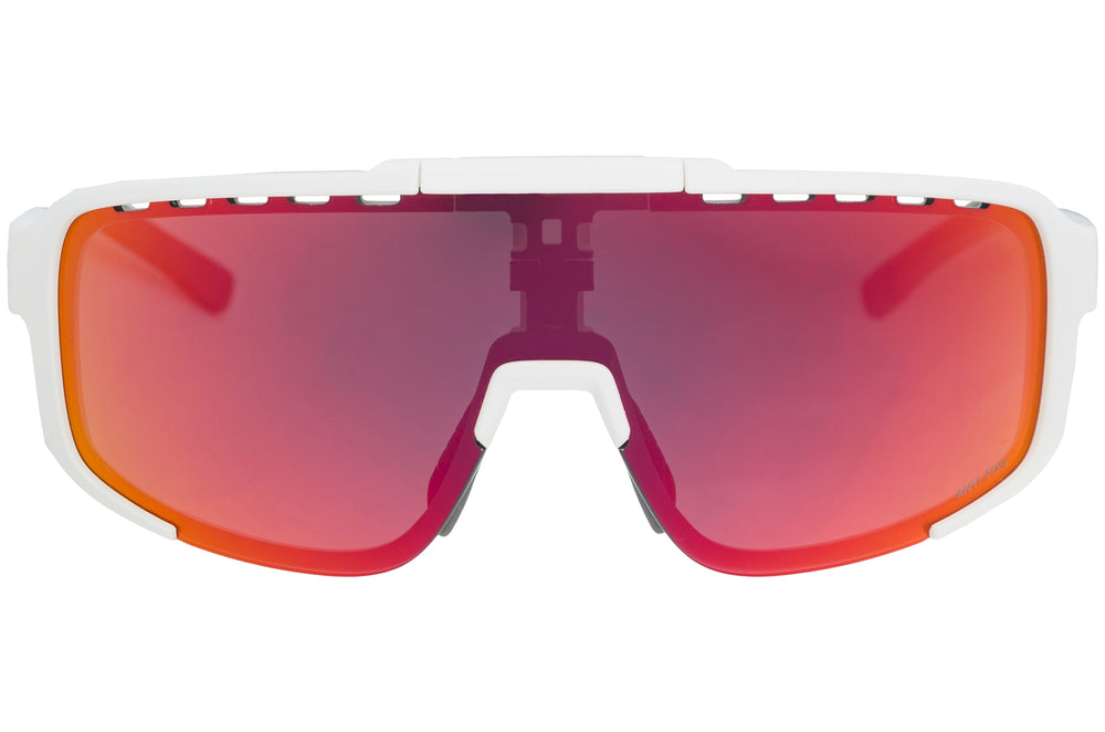 Bold 2.0 fietsbril wit rood lens