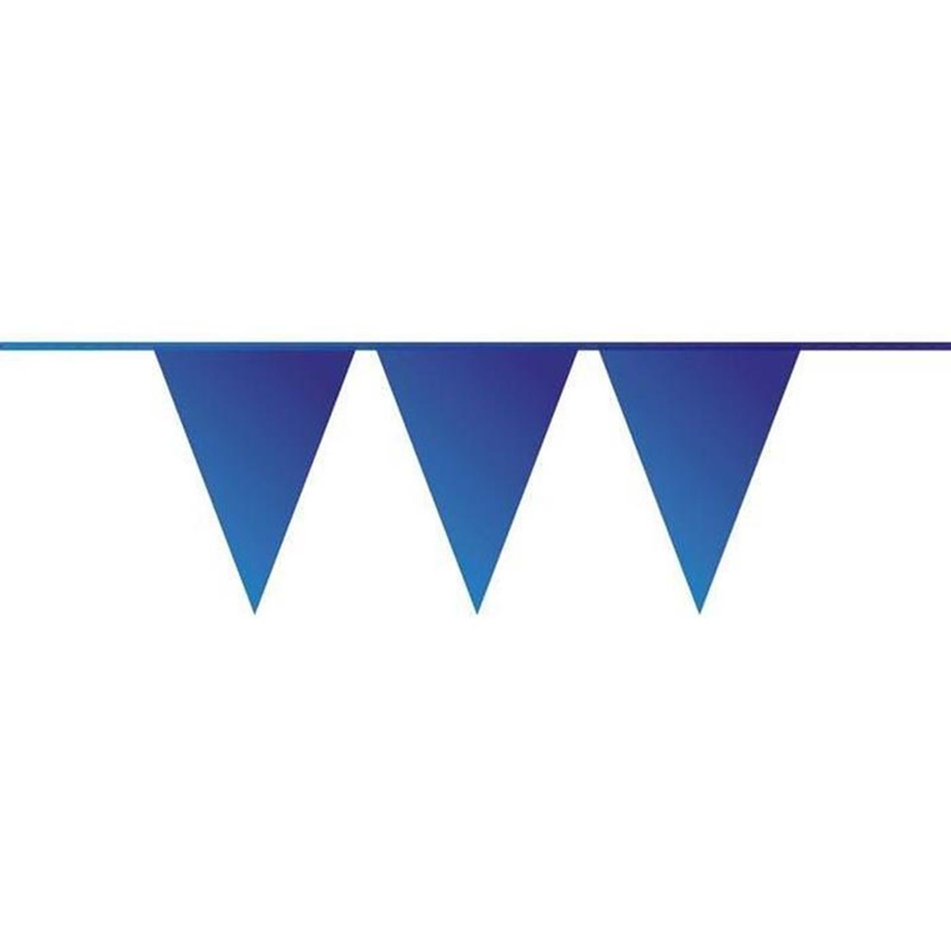 Haza vlaggenlijn 10mtr blauw
