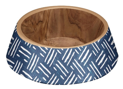 Tarhong voerbak hond oase melamine indigo blauw