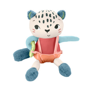 Fisher Price spotten leuk sneeuw luipaard