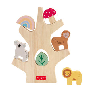 Fisher price hout balanceer boom | 2 stuks