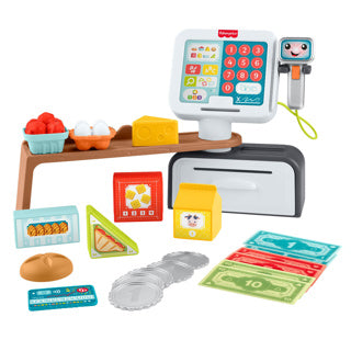 Fisher-price leerplezier tellen en shoppen - speelgoedkassa