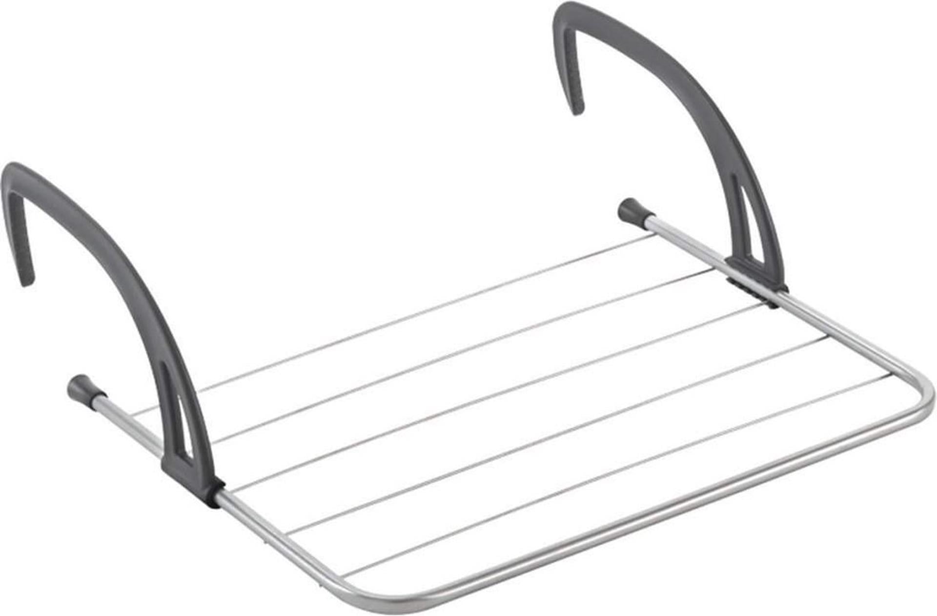 Metaltex tomado - droogrek favonio voor radiator, deur, balustrade of balkon - 3 meter drooglengte - zilvergrijs