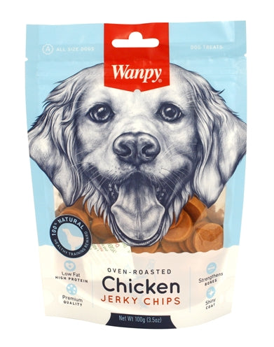 Wanpy Ovengeroosterde kip jerky chips