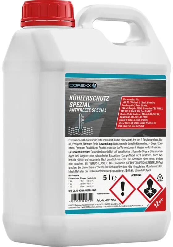 Corexx kühlerschutz spezial g12++ antifreeze special 5 l (g12++ g13)