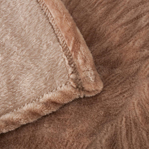 Boltze home woondeken taupe 130cm