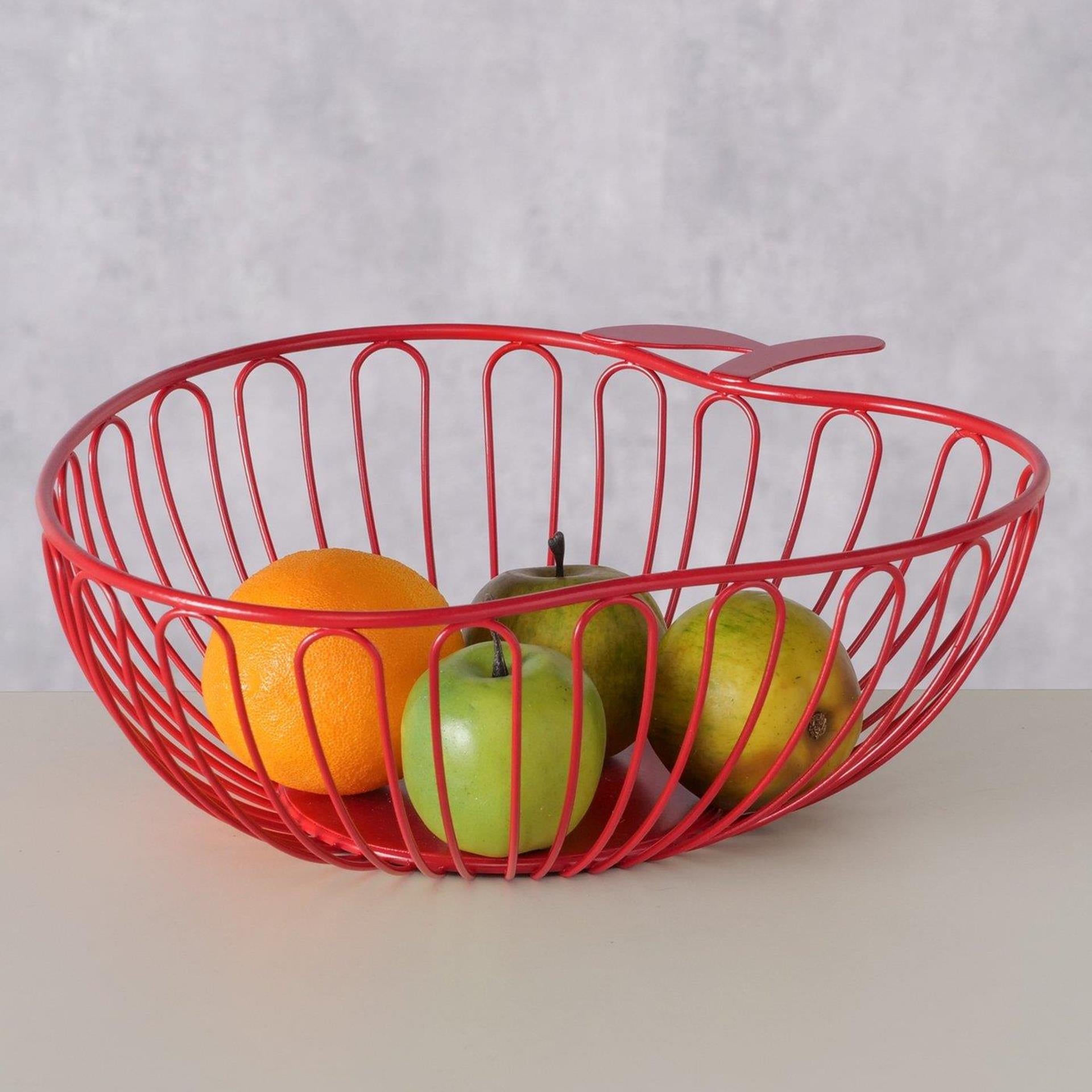 Boltze home fruitschaal aardbeivorm