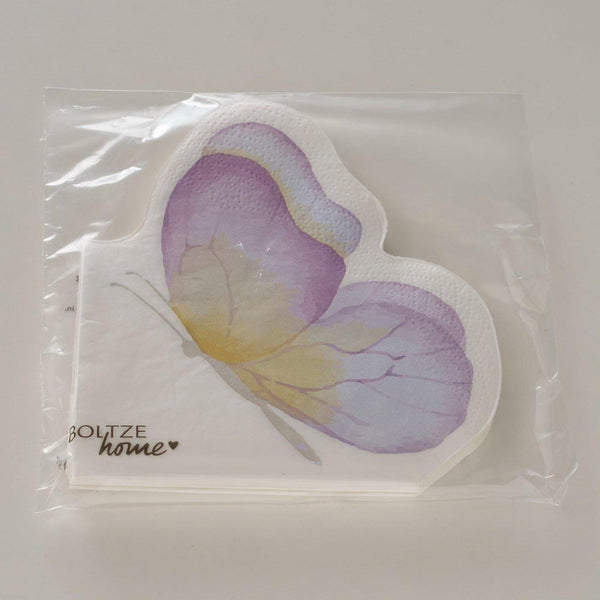 Boltze home servetten fantasy vlinder 16x15x1cm
