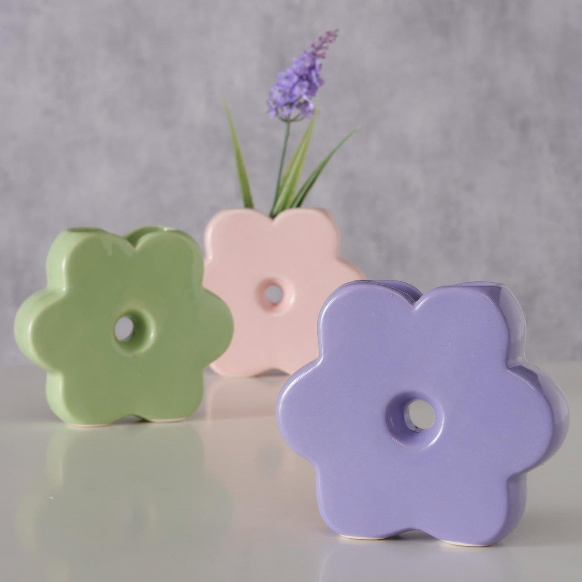 Boltze home vaas bloem 13,5x3,5x12cm