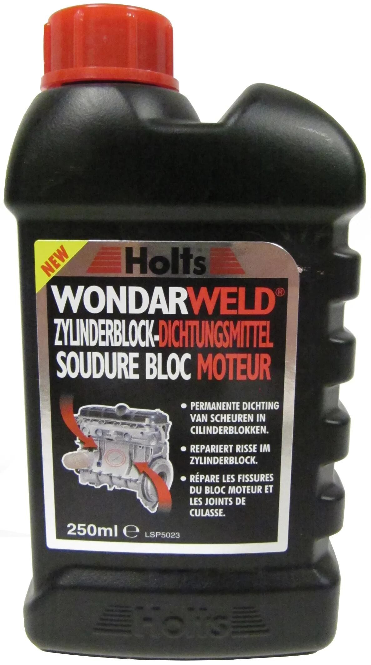 Holts wondarweld 250ml - repair voor motorblok en cilinderkop pakkingen