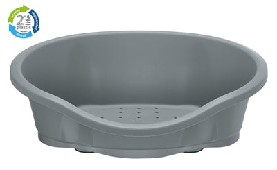 Imac hondenmand dido 2e leven gerecycled lichtgrijs