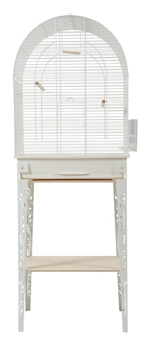 Zolux Vogelkooi terras met standaard wit