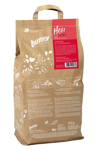 Bunny nature mijn favoriete hooi met aardbei en pepermunt