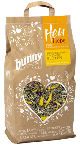 Bunny nature mijn favoriete hooi zonnebloem kaasjeskruid bloesem