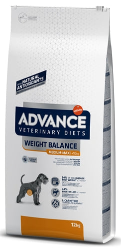 Advance Veterinary dieet hond gewichtsbalans medium maxi