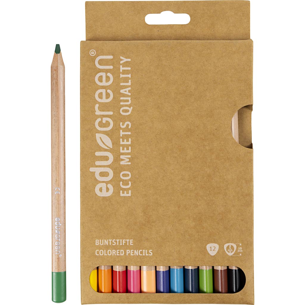 Https: www.cchobby.nl edugreen-jumbo-kleurpotloden-dikte-10-mm-vulling-5-mm-diverse-kleuren-12-stuk-1-doos