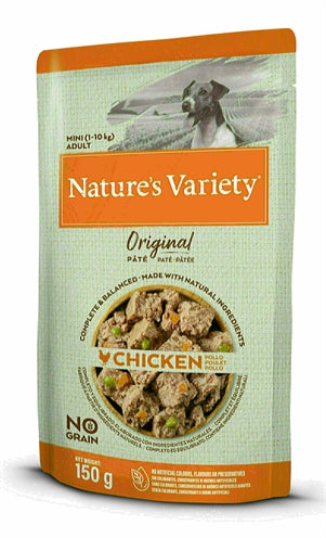 Natures variety original mini pouch chicken