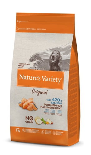 Natures Variety Original Adult Medium Maxi zalm zonder granen
