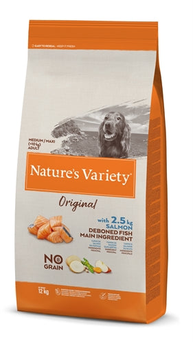 Natures Variety Original Adult Medium Maxi zalm zonder granen