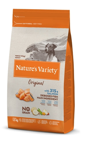 Natures Variety Original volwassen mini zalm zonder granen