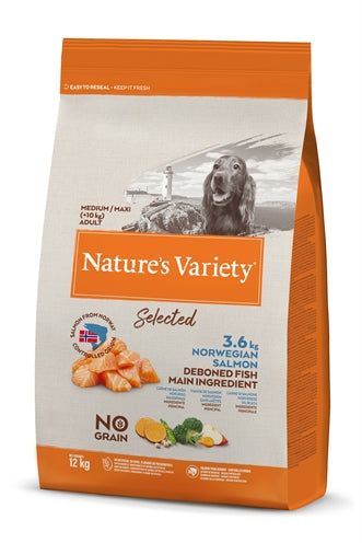 Natures Variety geselecteerde volwassen middelgrote Noorse zalm