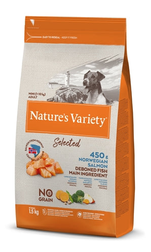 Natures Variety geselecteerde volwassen mini Noorse zalm