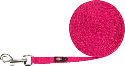 Trixie hondenriem slaaplijn extra licht voor kleine hond fuchsia roze