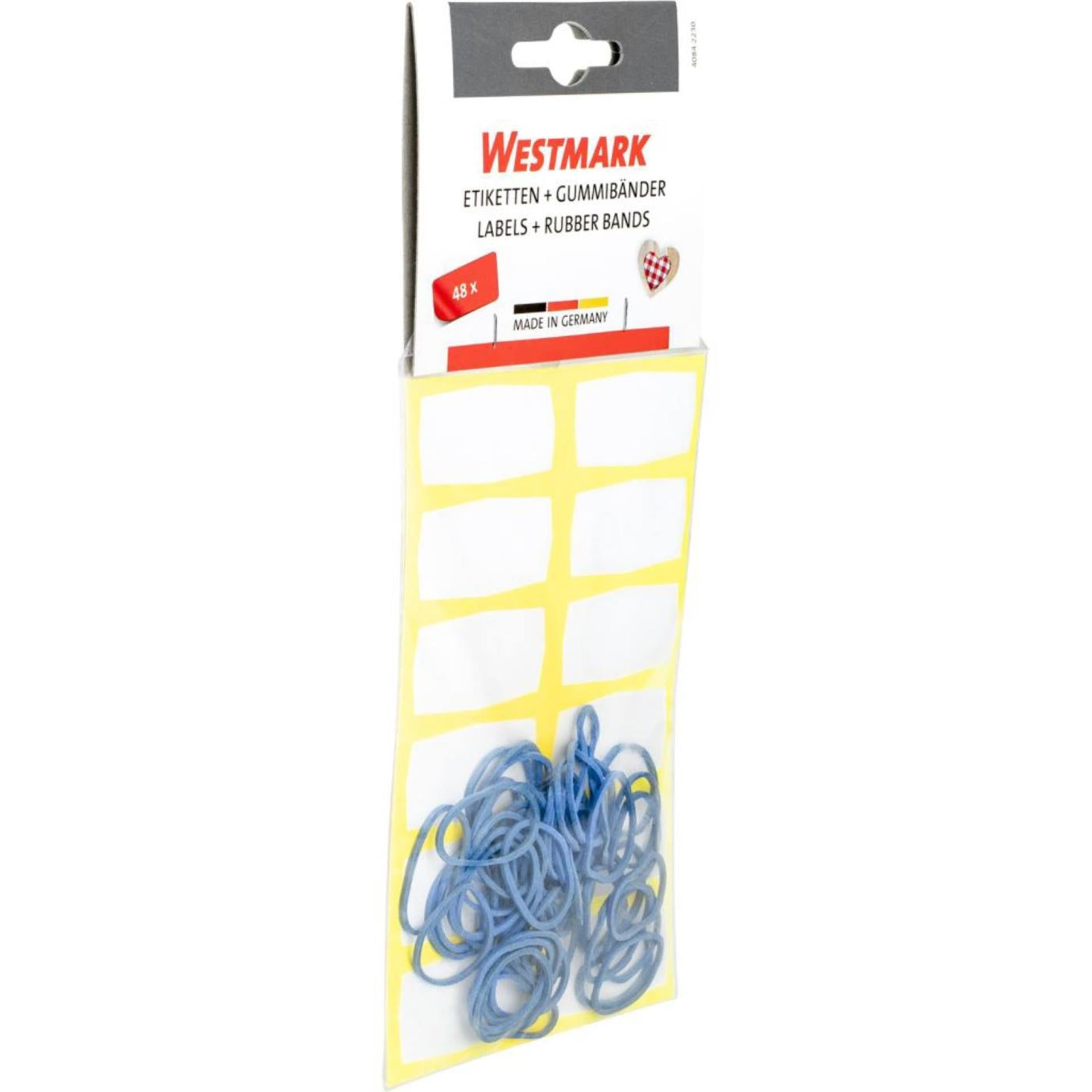 Westmark diepvriesetiketten 4x2cm 48 stuks met elastieken