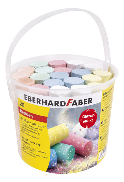 Eberhard faber ef-526520 stoeprijt glitter 20 stuks in emmer
