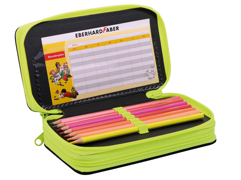 Eberhard faber ef-577571 gevulde etui race auto 36-delig 3 laags