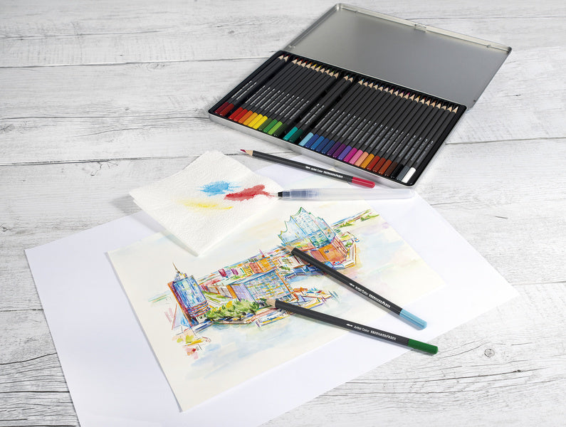Eberhard faber ef-579925 waterpenseelset 3 maten s, m, l