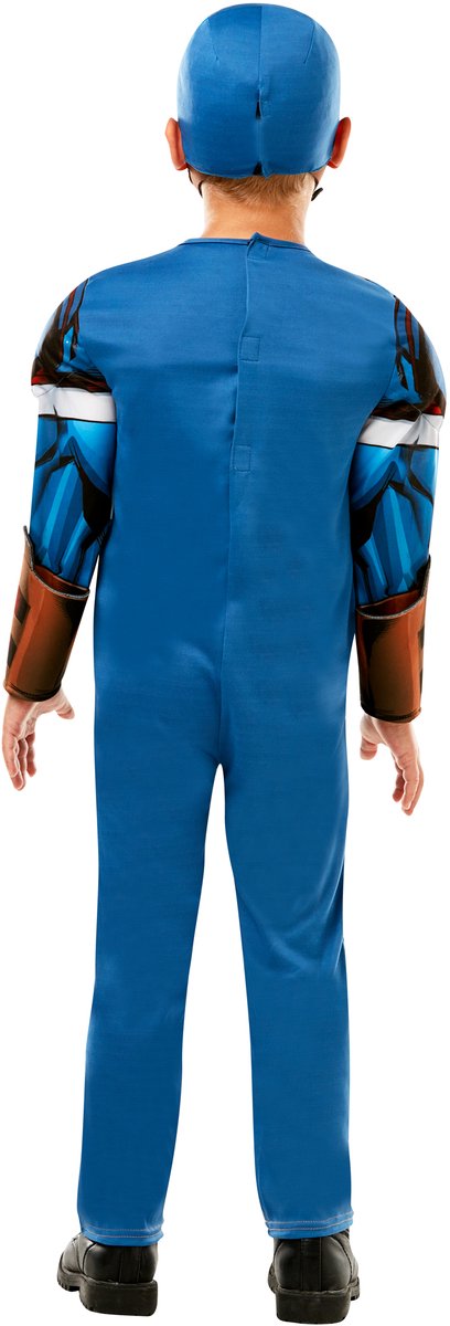 Rubies captain america verkleedset kinderkostuum - - maat 7-8 jaar 128