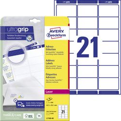 Adresetiketten avery-zweckform quickpeel™ papier