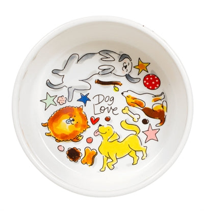 Blond amsterdam Voerbak hondenliefde