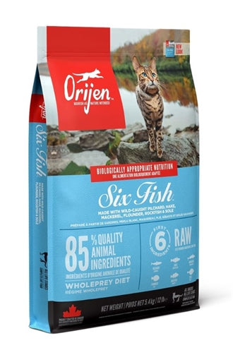 Orijen hele prooi 6 vissen kat 