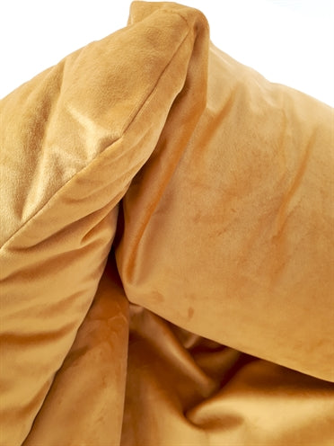 Madison Friends hondenmand fluweel geel