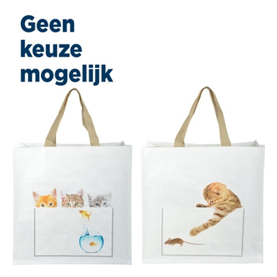 Hoppe Boodschappentas kiekeboe kat assorti