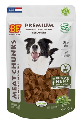 Biofood Vleesbrokken rund en hert