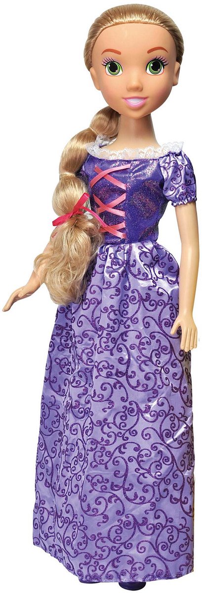 Dimian pop prinses in paarse jurk - 80 cm.