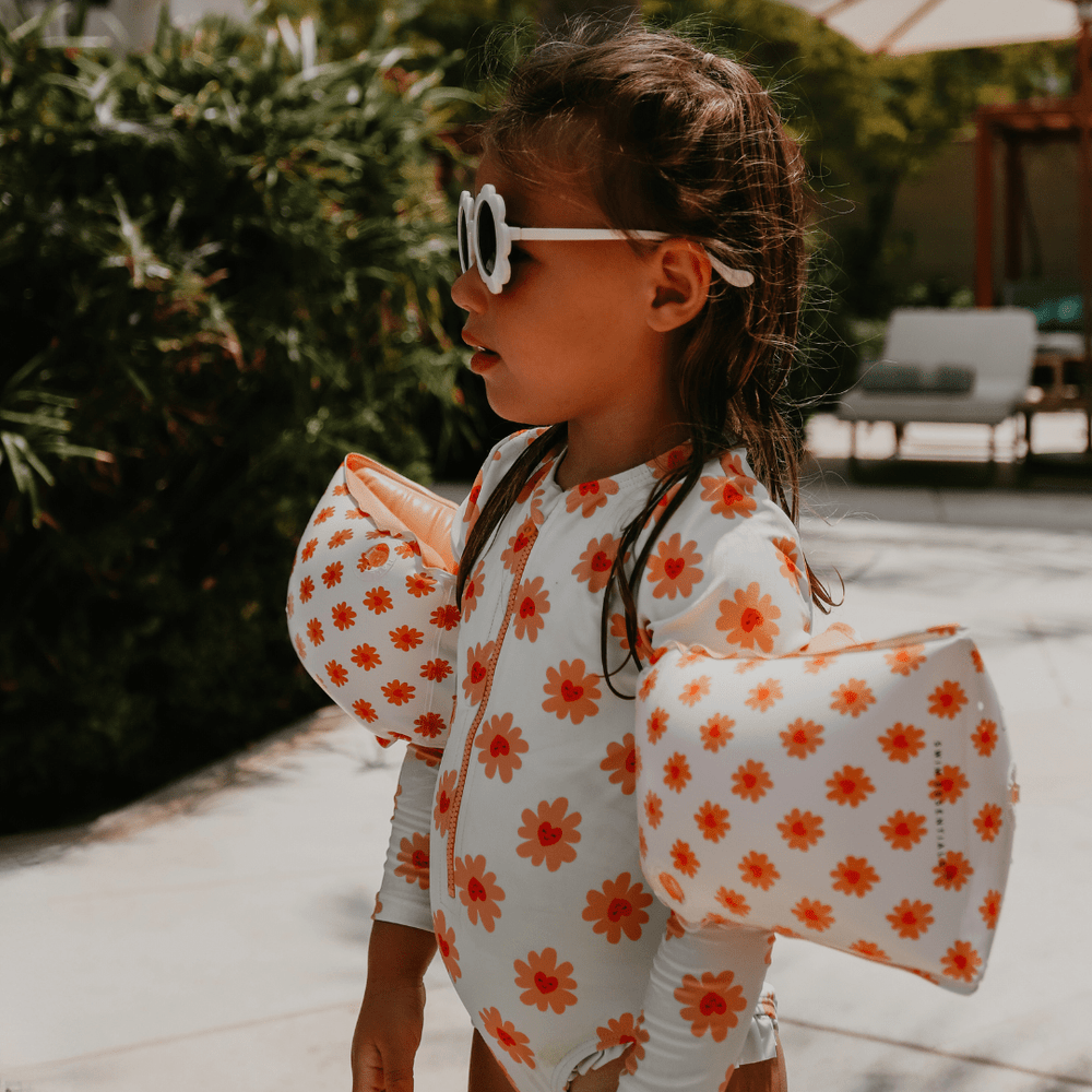 Floral love | meerkleurige zwembandjes 2-6 jaar