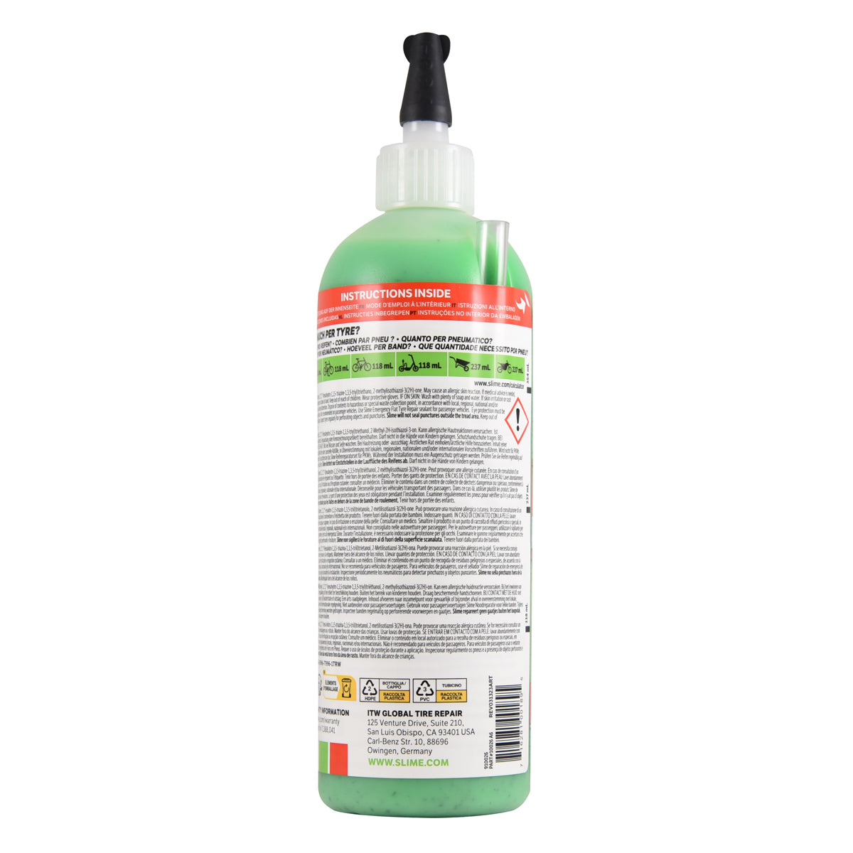 Prévention des crevaisons de la chambre à air Slime