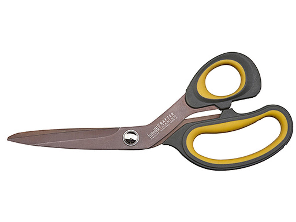 Homeij schaar ease rvs kunststof 21cm grijs geel