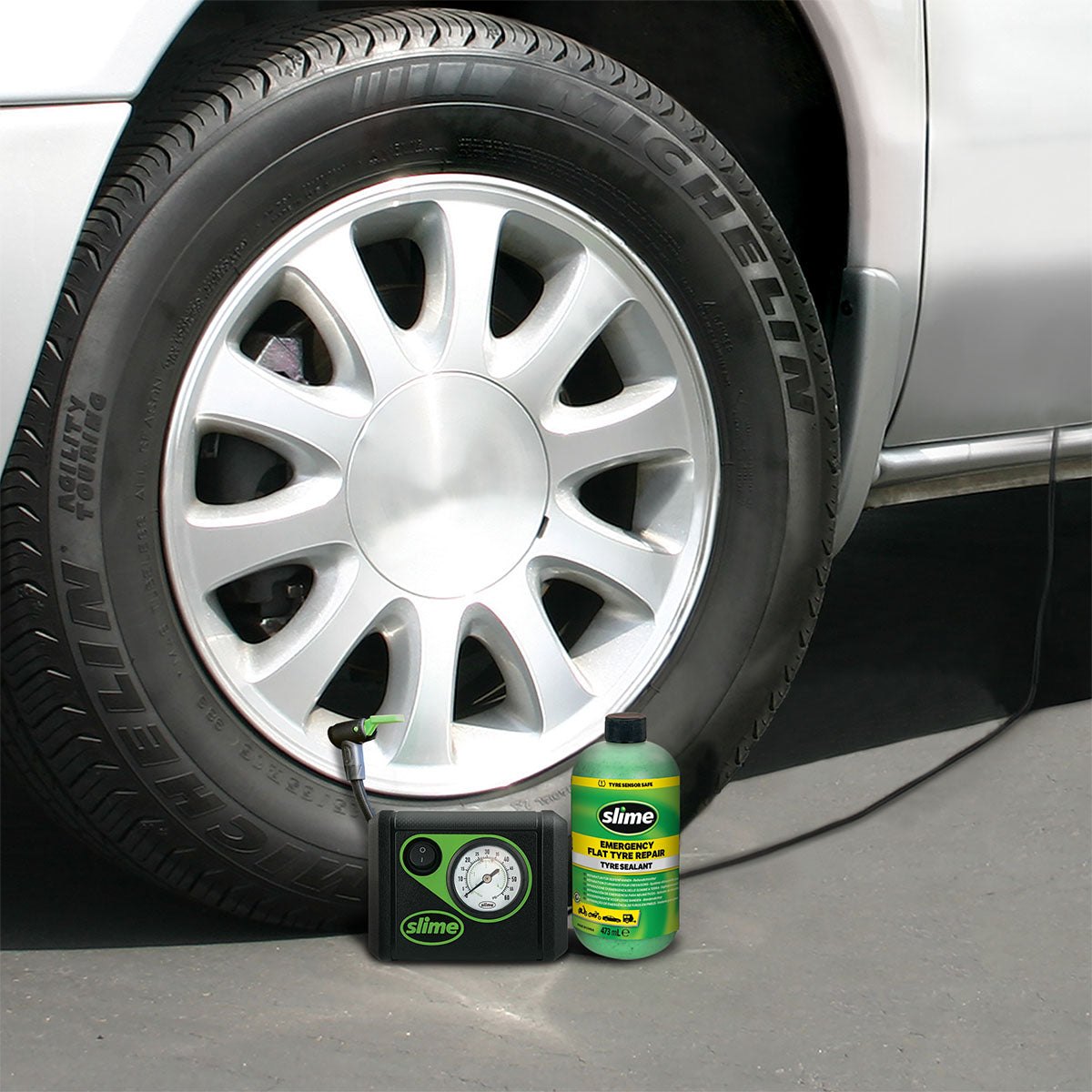 Slime smart repair noodreparatieset voor lekke banden