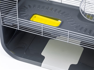 Savic Hamsterkooi geneve antraciet zilver