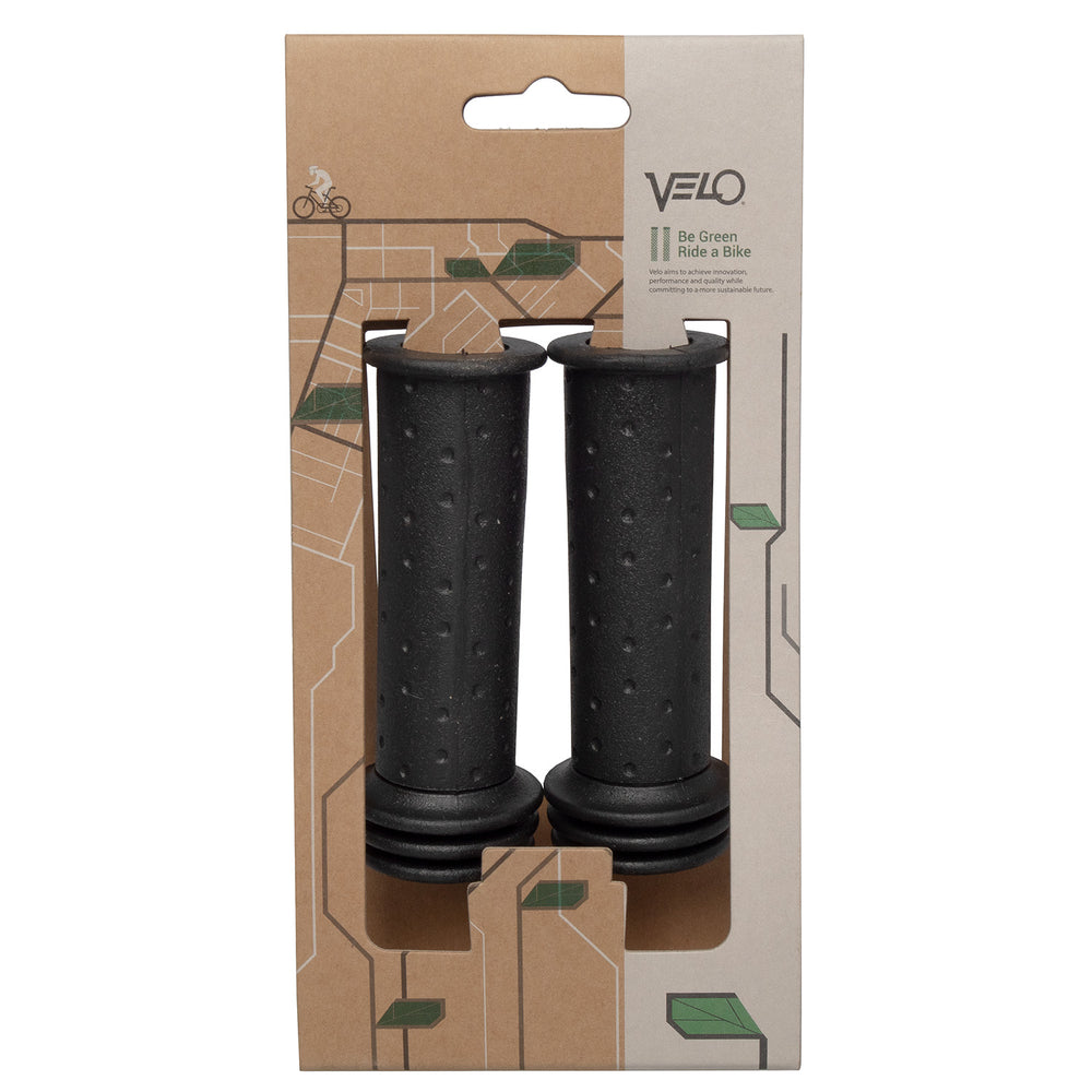 Velo Kinder Handvatten - Veiligheidsuiteinde - Zwart - 105mm - 20mm - 1 paar