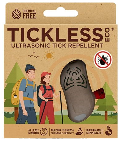 Tickless Eco teek en vlo afweer voor mensen bruin