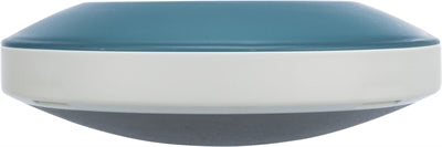Trixie slowfeeding rocking bowl kunststof tpr grijs blauw