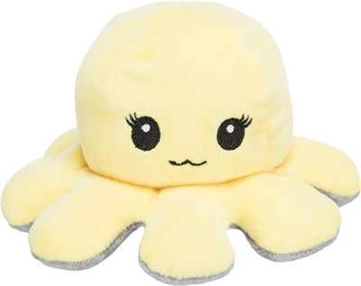 Trixie octopus omkeerbaar pluche grijs geel